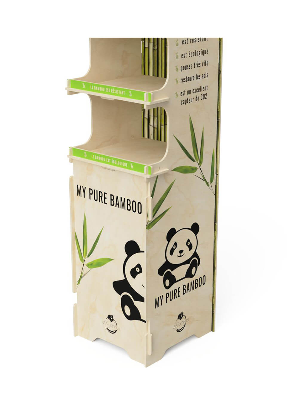 Ekspozytor na artykuły z bambusa Pure Bamboo - przykład 1196